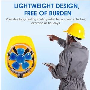 Gel Ice Packs for Hats Outdoor Heat Relief NEW! 2 Pack